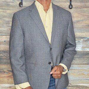 Ralph Lauren Black Label Slim Fit Dual Vent Wool Gray Sport Jacket Blazer 42S